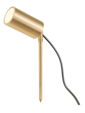 Redo Group - Stake Garden Post with Picket - Natural Brass
