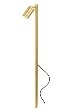 Redo Group - Stake Paletto da Giardino con Picchetto Singolo - Ottone Naturale