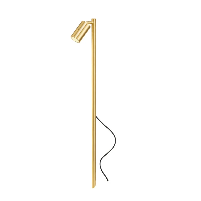 Redo Group - Stake Garden Post with Single Picket - Natural Brass