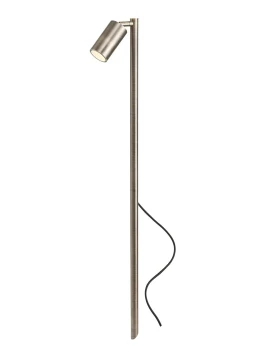 Redo Group - Stake Garden Post with Single Picket - Antique Brass