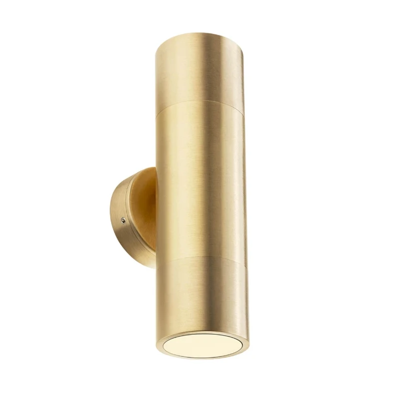 Redo Group - Stake Lampada da Parete a Doppia Emissione da Esterno - Ottone Naturale