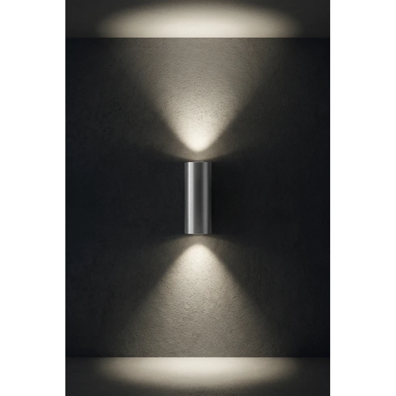 Redo Group - Stake Outdoor Double Emission Wall Lamp - Natural Brass