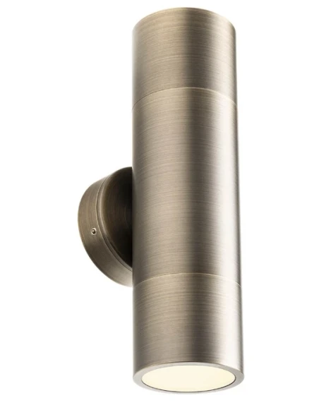 Redo Group - Stake Outdoor Double Emission Wall Lamp - Antique Brass