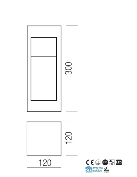 Redo Group - Toss Garden Stake - Ivory