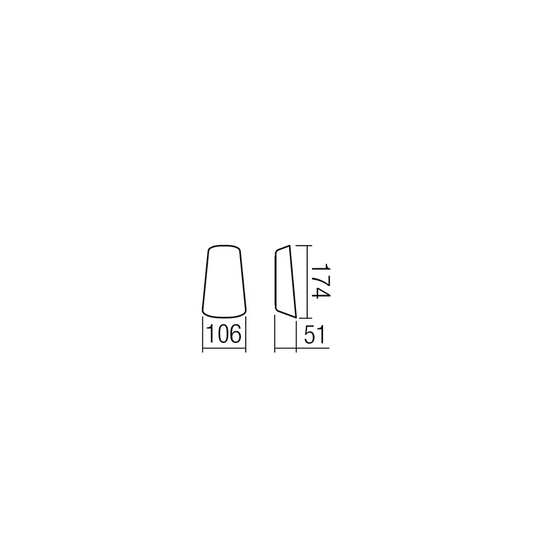 Redo Group - Twill Outdoor Wall Lamp - Matte White