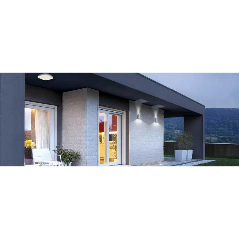 Redo Group - Twill Outdoor Wall Lamp - Matte White