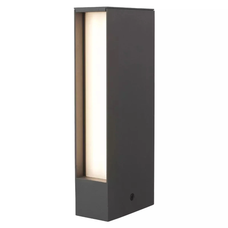 Redo Group - Twin Single-Emission Garden Bollard Light - Matt Grey