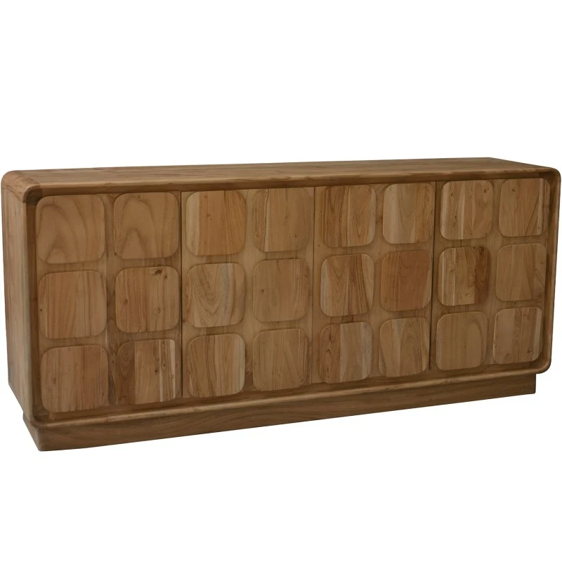 Camacho - Credenza con 4 Sportelli - Legno di Mango