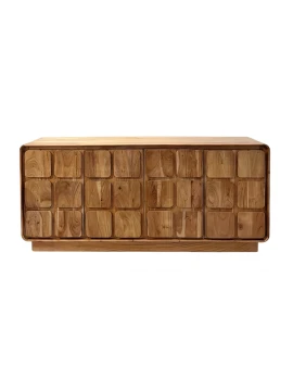 Camacho - Credenza con 4 Sportelli - Legno di Mango