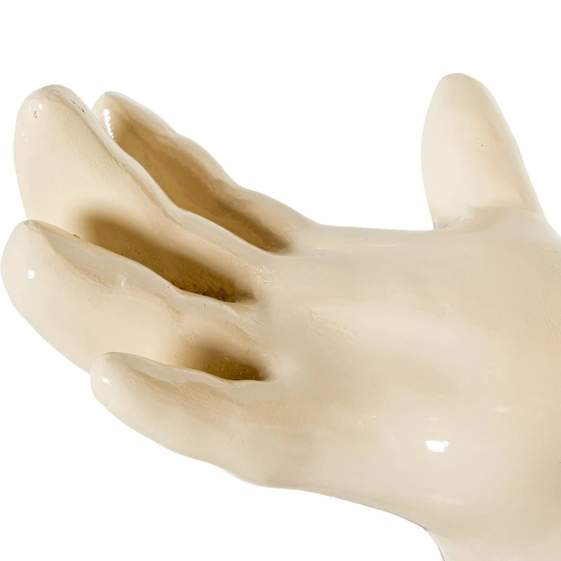 Camacho - Cachepot Mani Vase - Glossy Cream Fiberglass