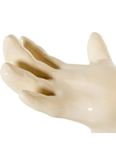 Camacho - Cachepot Mani Vase - Glossy Cream Fiberglass