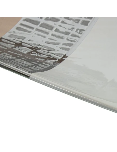 Camacho - Rectangular Centerpiece - White / Beige / Silver Ceramic