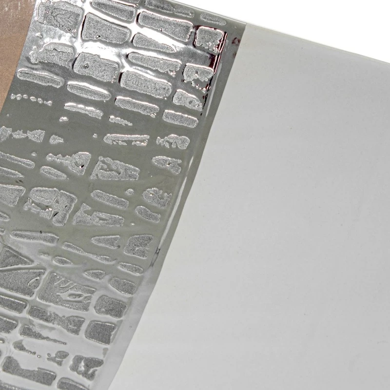 Camacho - Centrotavola Rettangolare - Ceramica Bianco / Beige / Argento