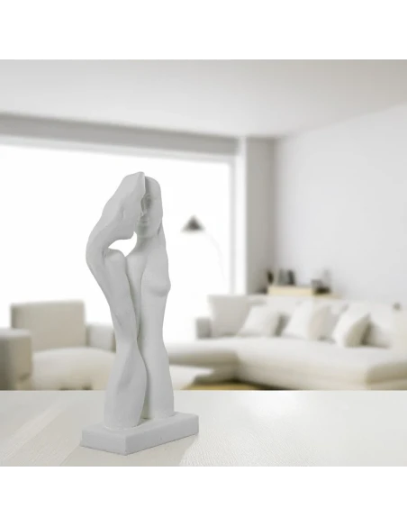 Camacho - Scultura in Ceramica Coppia - Bianco