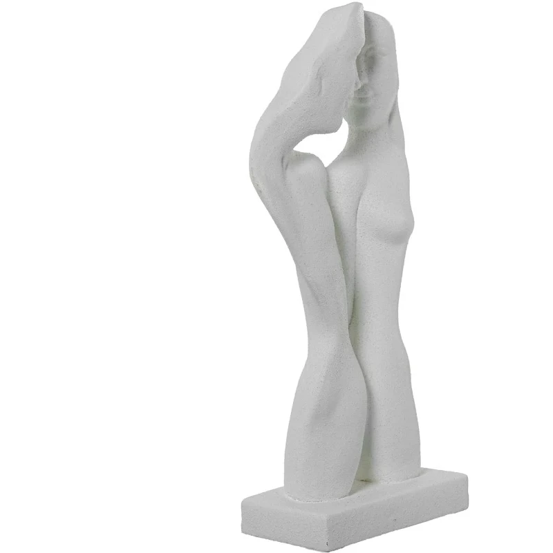 Camacho - Scultura in Ceramica Coppia - Bianco