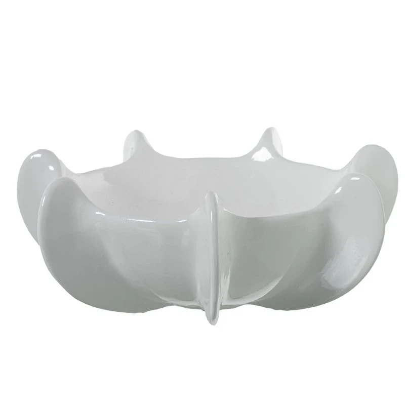 Camacho - Ceramic Centerpiece - Glossy White