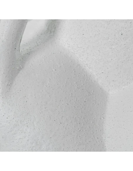 Camacho - Scultura in Ceramica Donna - Bianco / Sabbia / Oro
