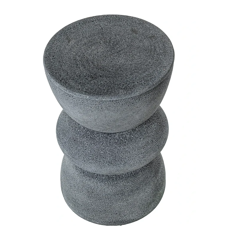 Camacho - Tavolino in Ceramica - Grigio Sabbia