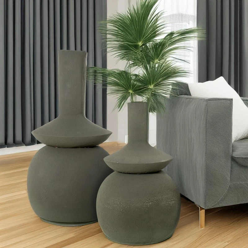 Camacho - Iron Vase - Green