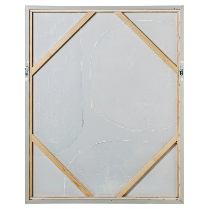 Camacho - Abstract Canvas Print - Brown / Dark Gray