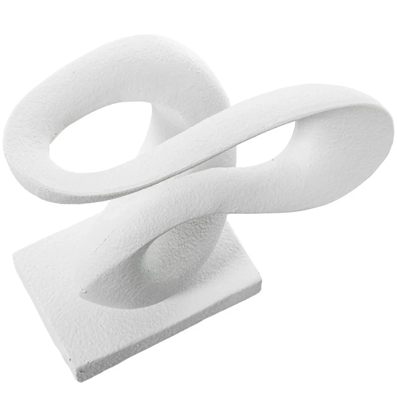 Camacho - Scultura Astratta in Ceramica - Bianco