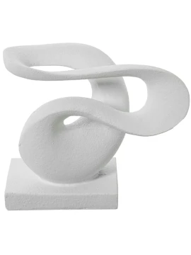 Camacho - Abstract Ceramic Sculpture - White
