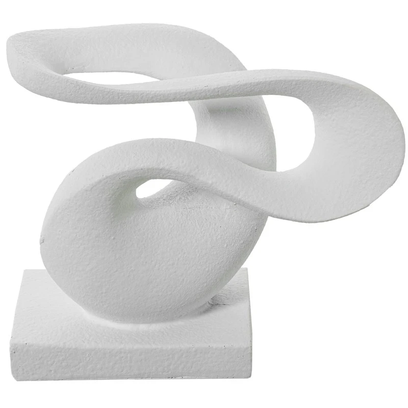 Camacho - Scultura Astratta in Ceramica - Bianco