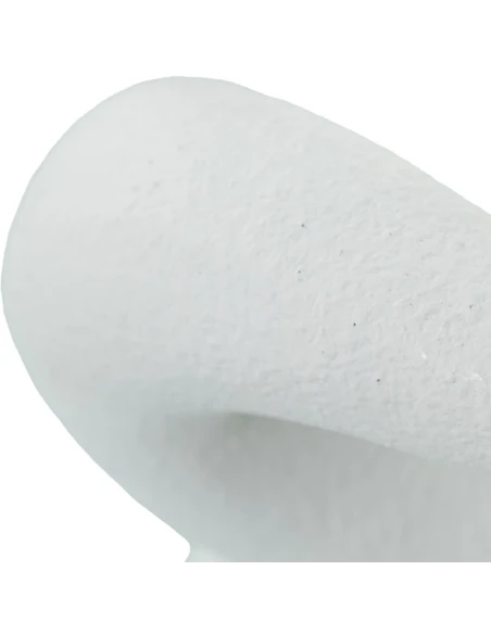 Camacho - Abstract Ceramic Sculpture - White