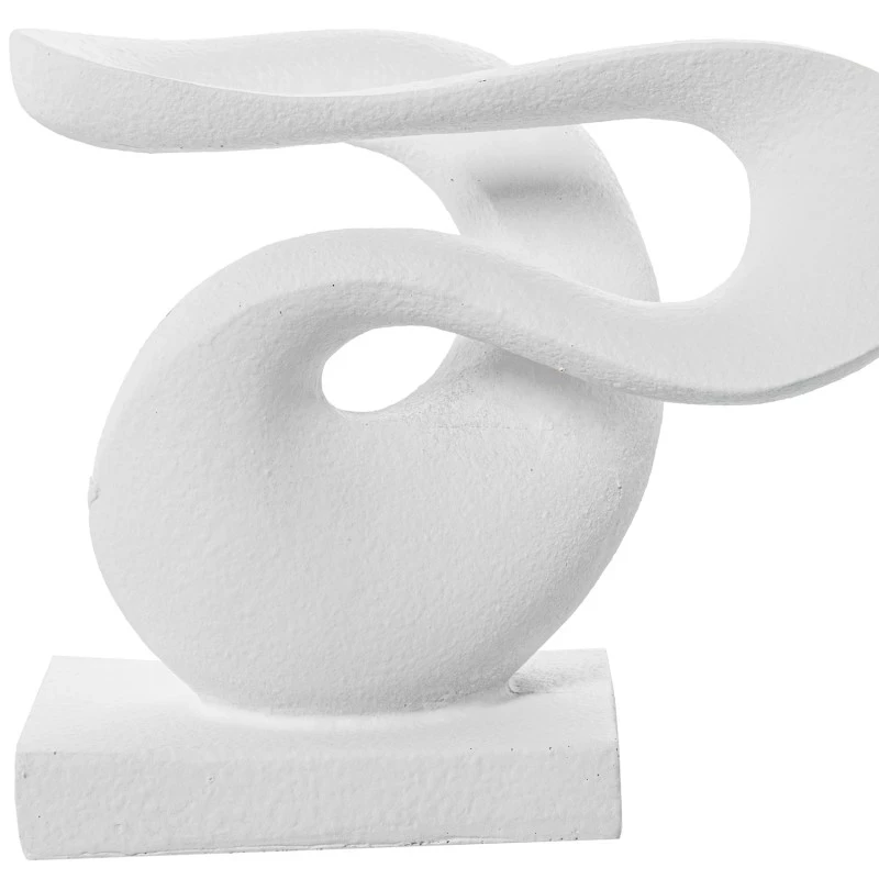 Camacho - Abstract Ceramic Sculpture - White