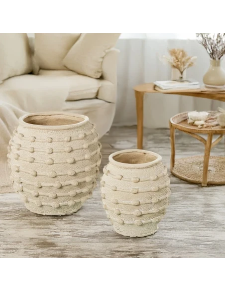 Camacho - Ceramic Vase - Beige
