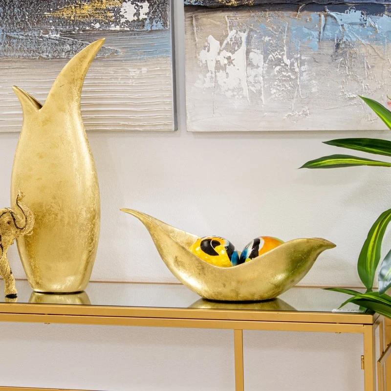 Camacho - Centrotavola in Ceramica - Oro