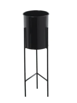 Camacho - Metal Planter with Legs - Black
