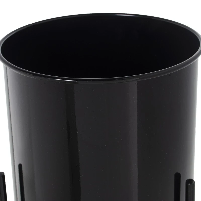 Camacho - Metal Planter with Legs - Black