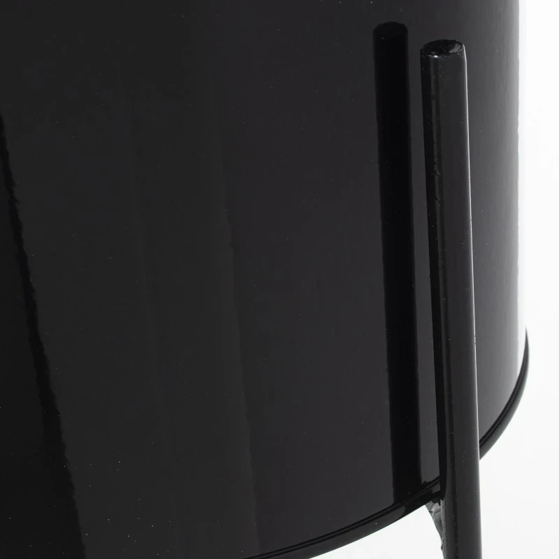 Camacho - Metal Planter with Legs - Black