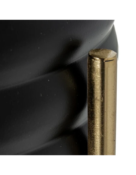 Camacho - Metal Planter with Legs - Black / Gold