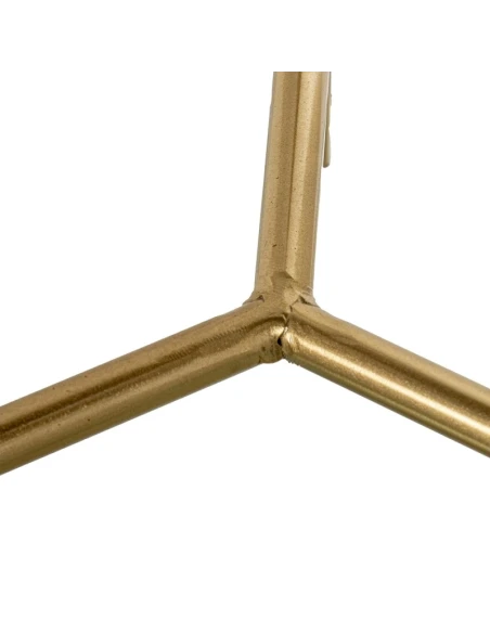 Camacho - Fioriera in Metallo con Gambe - Nero / Oro