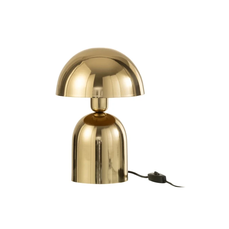 J-Line - Lampada da Tavolo Fungo H 30 cm - Oro