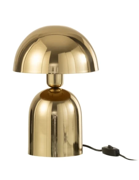 J-Line - Lampada da Tavolo Fungo H 30 cm - Oro