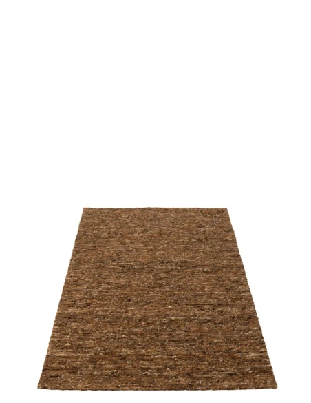 J-Line - Brown Wool Rug - 160 x 230 cm