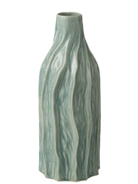 J-Line - Richard Vase H 42 cm - Blue Porcelain