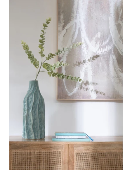 J-Line - Richard Vase H 42 cm - Blue Porcelain