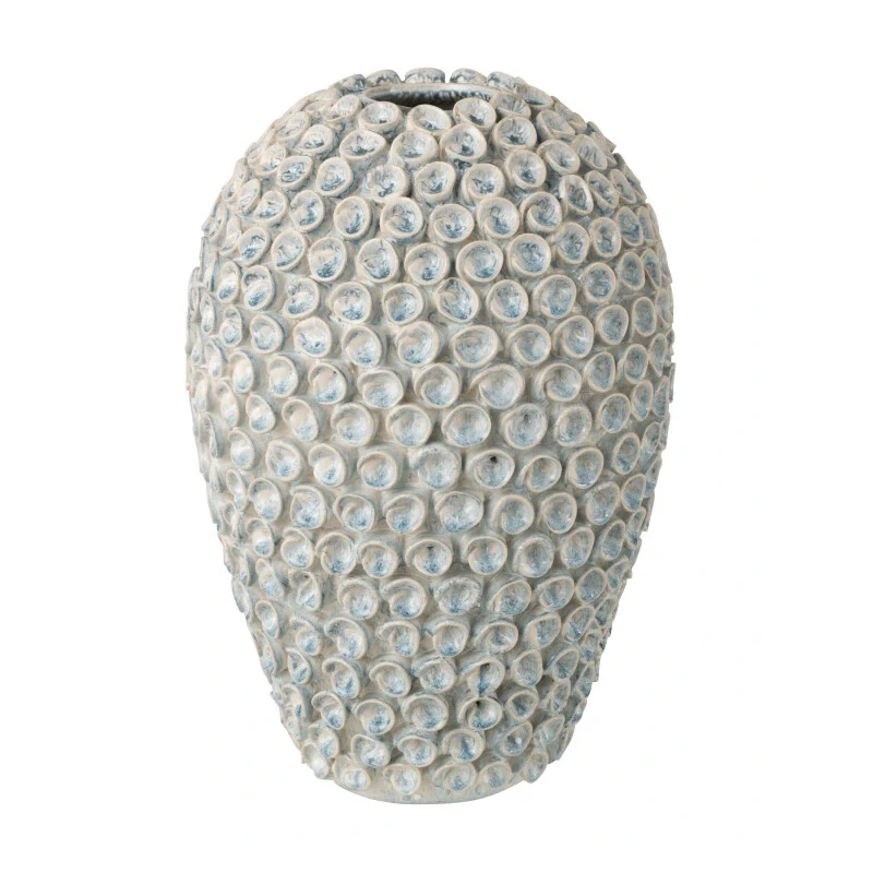 J-Line - Milan Ceramic Vase - Light Blue
