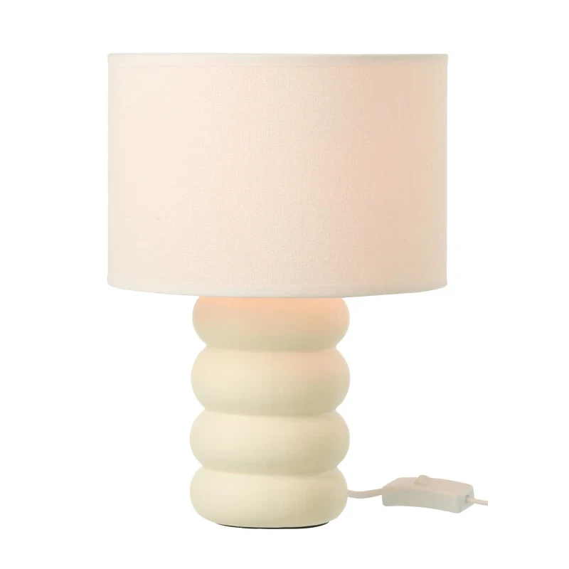 J-Line - Eva Table Lamp - White Linen