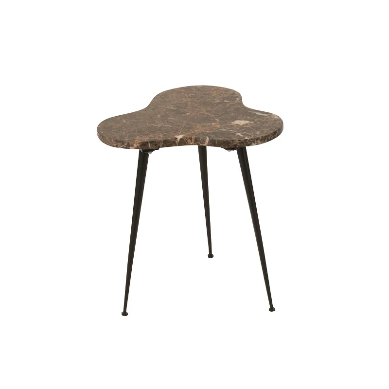 J-Line - Ape Coffee Table in Marble and Metal - Brown / Black