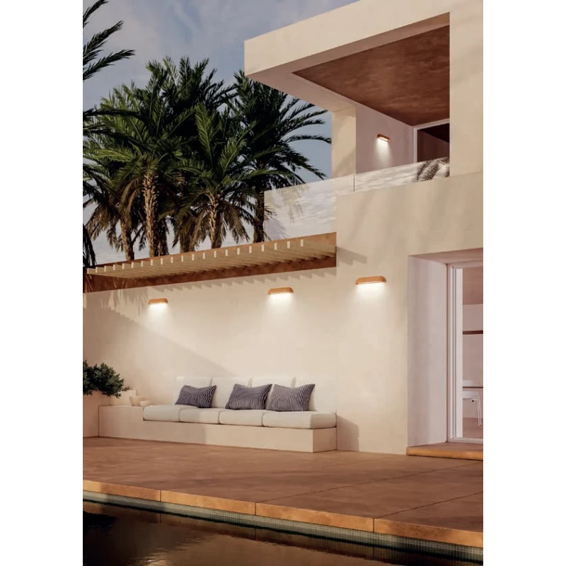 Redo Group - Uron Outdoor Wall Lamp - Terracotta