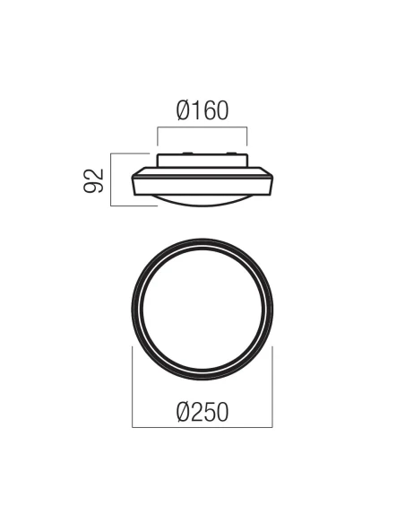 Redo Group - Arca Lampada da soffitto - Bianco