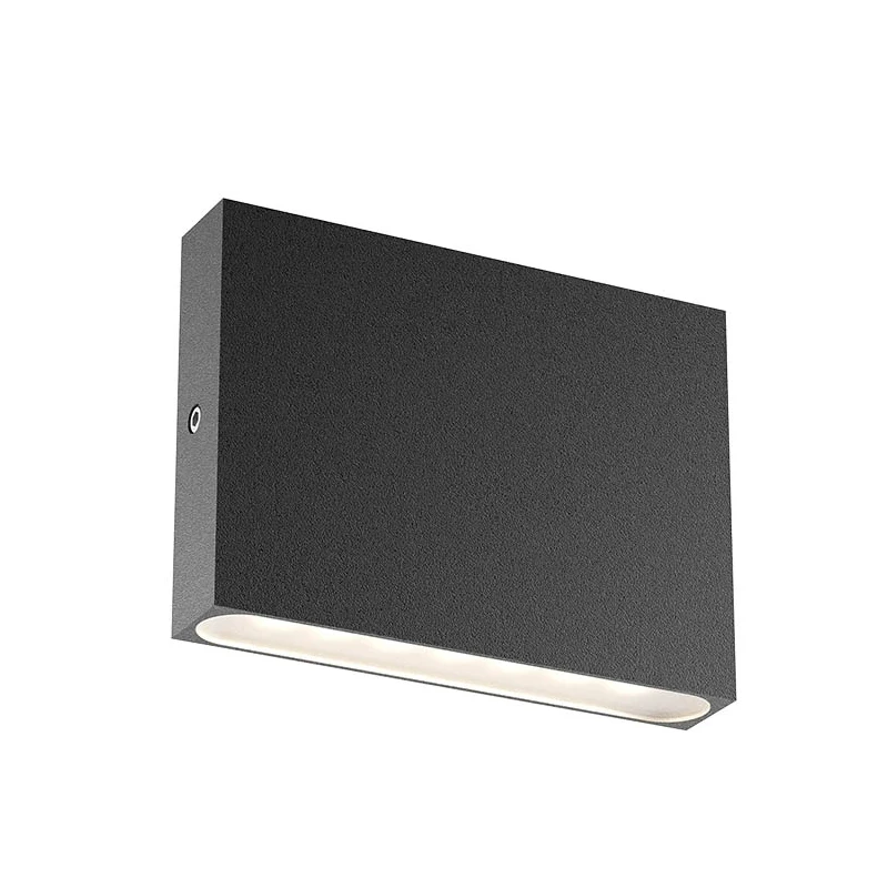 Redo Group - Zipper Single-Emission Outdoor Step Light - Matte Black
