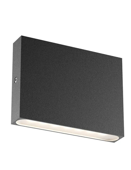 Redo Group - Zipper Single-Emission Outdoor Step Light - Matte Black