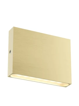 Redo Group - Zipper Single-Emission Outdoor Step Light - Natural Brass