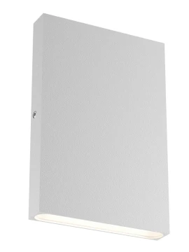 Redo Group - Zipper Dual-Emission Outdoor Step Light - Matte White